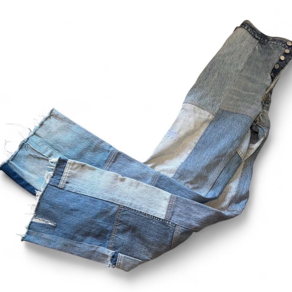 Re/Done x Levi's Amina Patchwork High Rise. Jeans, size 27 - Picture 6 of 8